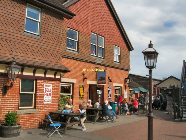 Photo 6"x4" Cafe on Sheffield Park Station Fletching Common c2011