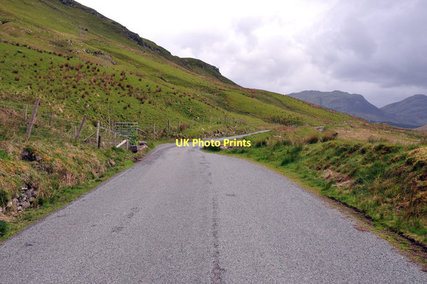 Photo 6"x4" Road from Glenelg to Shiel Bridge Letterfearn c2011