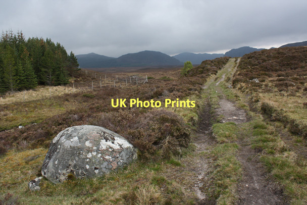 Photo 6"x4" Track to Loch Caoldair Catlodge c2011