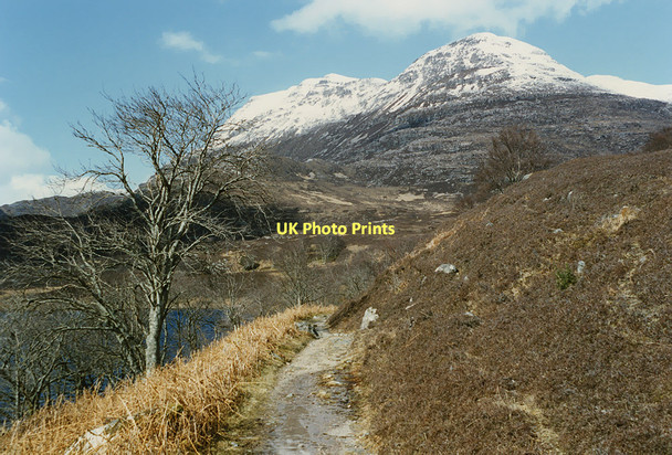 Photo 6"x4" The Loch Maree path Anancaun c1994