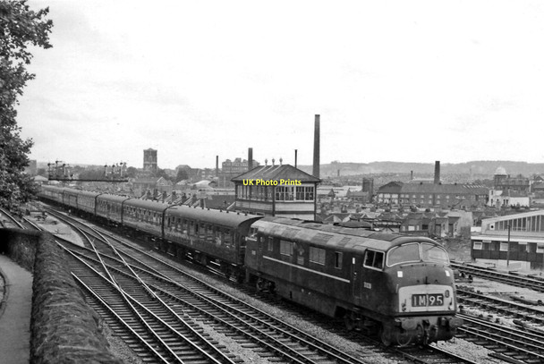 Photo 6"x4" Up Diesel-hauled West-North express passing Bedminster Bedminster c1963