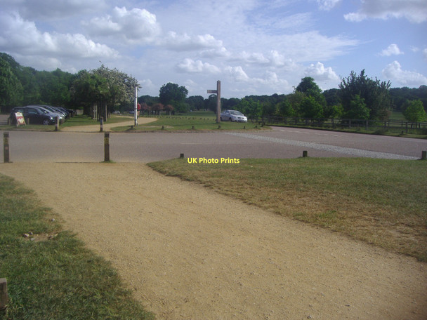 Photo 6"x4" Entrance to golf club, Richmond Park Barnes c2011