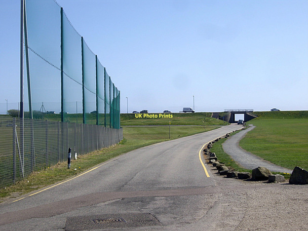 Photo 6"x4" Lane from Pittodrie to the Beach Esplanade Old Aberdeen c2011
