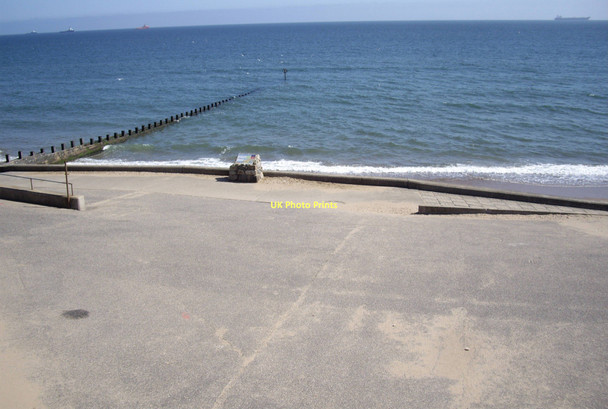 Photo 6"x4" Lower Esplanade and groyne, Aberdeen Beach Old Aberdeen c2011