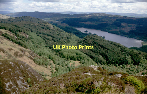 Photo 6"x4" SE from Ben A'an summit Brig o' Turk c2005