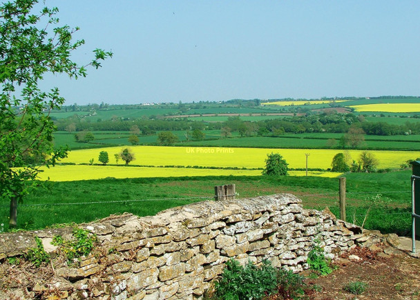 Photo 6"x4" View over the Cherwell Valley Middle Aston c2011