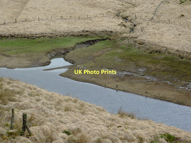 Photo 6"x4" Afon Camddwr north of Llyn Brianne, Ceredigion Cnwch Rhiwhalog c2011