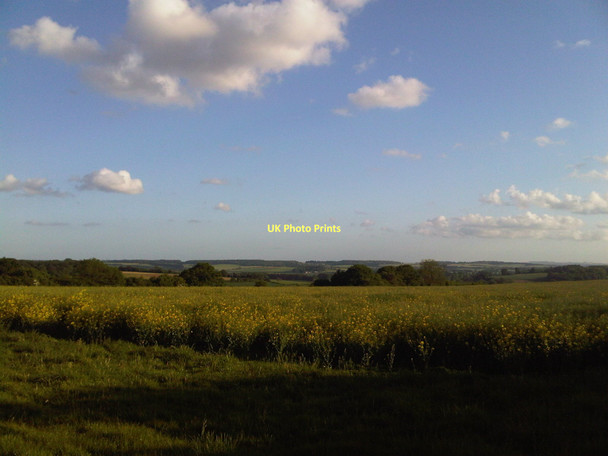 Photo 6"x4" View from Windmill Hill Axford\/SU6143 c2011