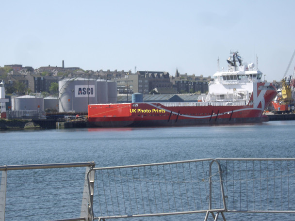 Photo 6"x4" Torry Quay, Aberdeen Harbour Torry\/NJ9505 c2011