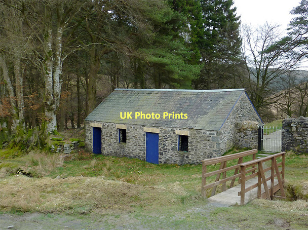 Photo 6"x4" Stone built outhouse at Soar-y-Mynydd, Ceredigion Soar y Mynydd c2011