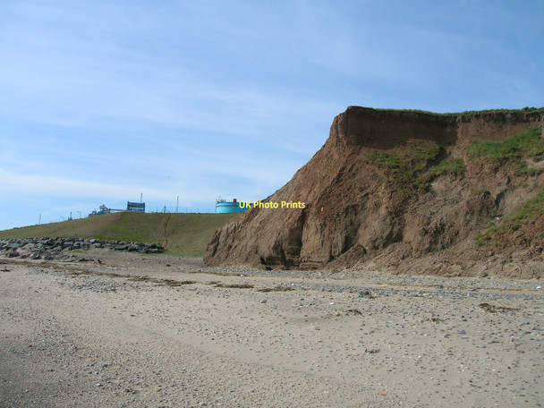 Photo 6"x4" Soft cliffs near gas terminal Easington\/TA3919 c2011