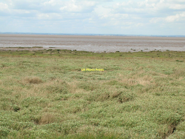 Photo 6"x4" Salt marsh, Kilnsea Clays Kilnsea c2011