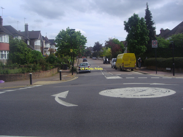 Photo 6"x4" Beech Drive from Creighton Avenue Finchley c2011