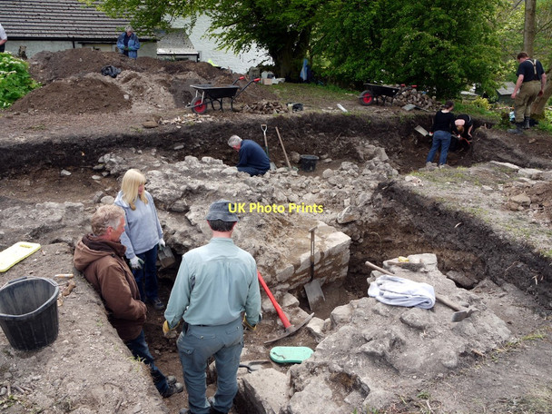 Photo 6"x4" Archaeological excavation at Westgate 'Castle' Westgate\/NY9038 c2011 P1