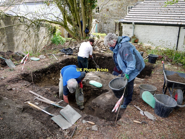 Photo 6"x4" Archaeological excavation at Westgate 'Castle' Westgate\/NY9038 c2011 P1