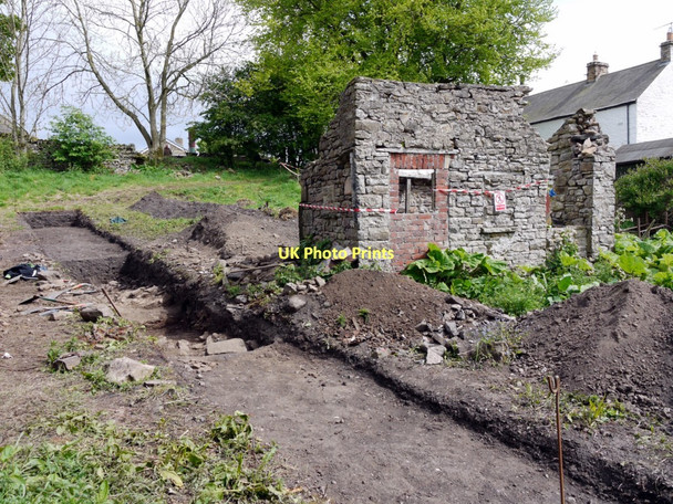 Photo 6"x4" Archaeological excavation at Westgate 'Castle' Westgate\/NY9038 c2011 P2