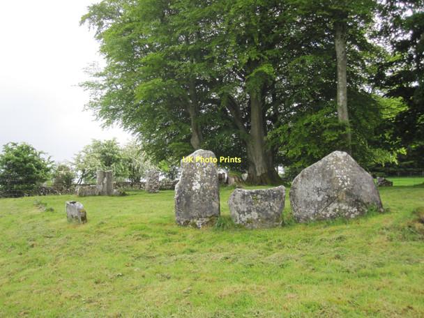 Photo 6"x4" Glebe Stone Circle (Coircail na Gleibe) near Cong Cong c2011