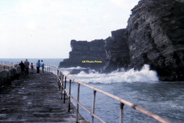 Photo 6"x4" Portreath Harbour - 1987 Portreath c1987