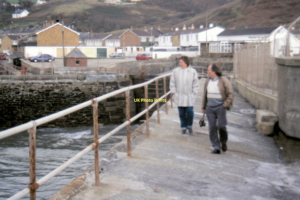 Photo 6"x4" Portreath Harbour - 1987 Portreath c1987