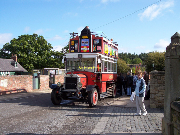 Photo 6"x4" Omnibus at Beamish Open Air Museum Stanley\/NZ1952 c2008