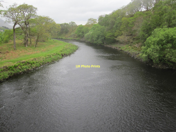 Photo 6"x4" River Erriff at Erriff Bridge, looking downstream Drummin\/L9371 c2011