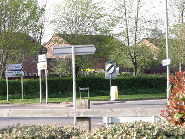 Photo 6"x4" Collection of road signs at Tiverton Tiverton\/SS9512 c2011