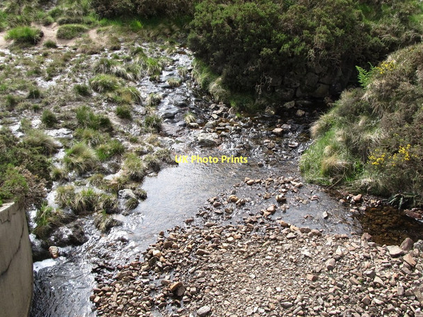 Photo 6"x4" The confluence of three streams above the Fofanny Reservoir Kilcoo c2011