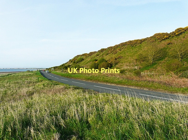 Photo 6"x4" Coast road by Crosscanonby salt pans Crosscanonby c2011