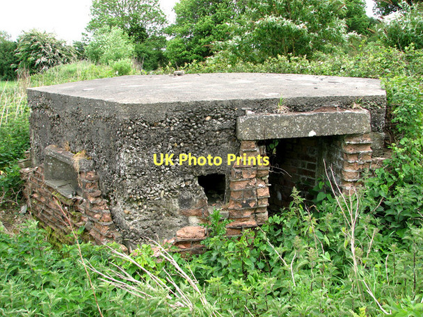Photo 6"x4" WWII site south of RAF Coltishall - pillbox Coltishall c2011