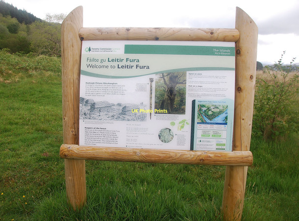 Photo 6"x4" Leitir Fura Information Board Duisdalemore\/Duisdeil M\u00f4r c2011