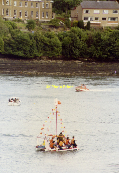 Photo 6"x4" Raft Race, Menai Straits Bangor\/SH5771 c1988