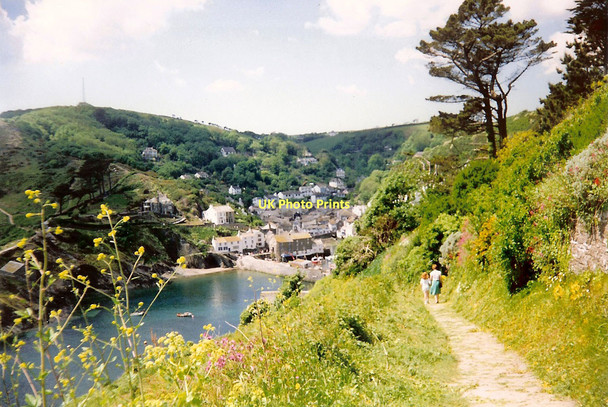 Photo 6"x4" The cliff path to Polperro from Talland Bay Brent c1991