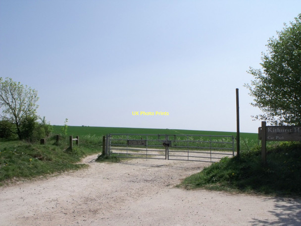 Photo 6"x4" South Downs Way at Kithurst Hill Cootham c2011