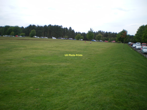 Photo 6"x4" Cannock Chase Visitor Centre fields Pye Green c2011