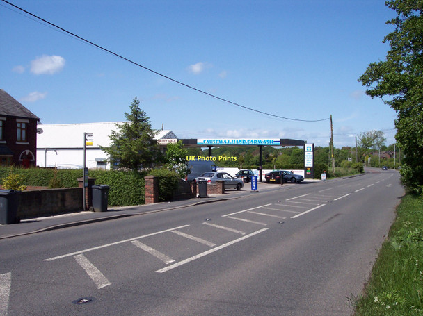 Photo 6"x4" The A59 passes Causeway Garage Rufford c2011