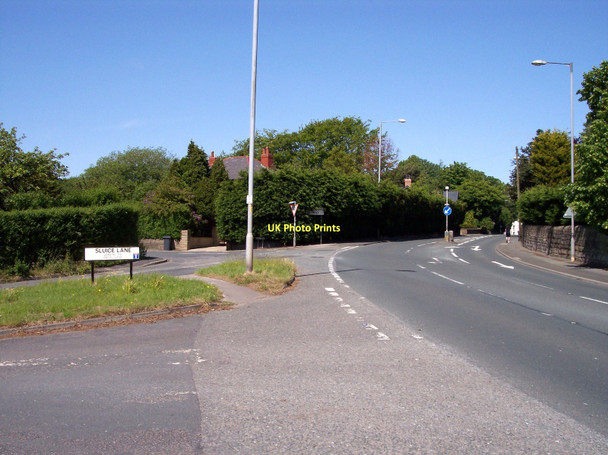 Photo 6"x4" Sluice Lane joins the A59 at Rufford Rufford c2011