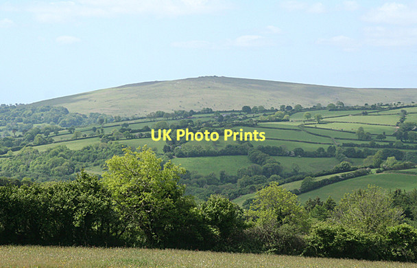 Photo 6"x4" South Brent: towards Ugborough Beacon Harbourneford c2011