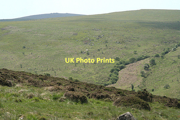 Photo 6"x4" South Brent: towards Middle Brook Didworthy c2011