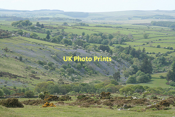 Photo 6"x4" Dartmoor Forest: Dart valley by Hexworthy Hexworthy\/SX6572 c2011