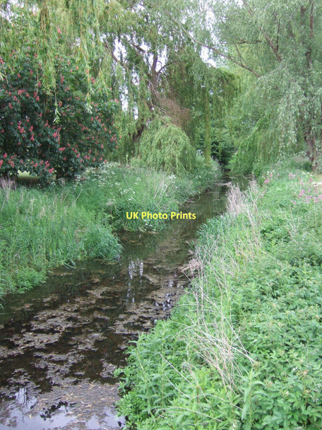 Photo 6"x4" Brompton Beck, Brompton - looking upstream from the ford Northallerton c2011