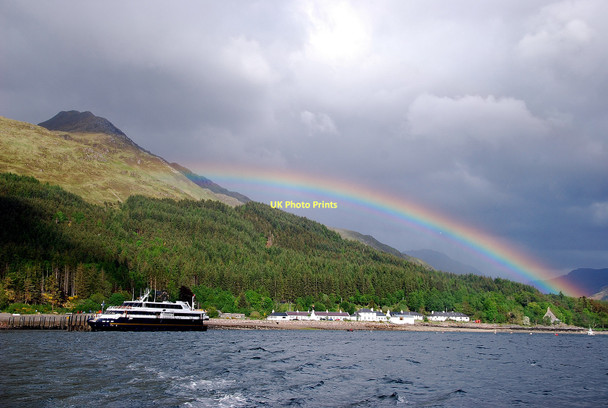 Photo 6"x4" Knoydart Rainbow Inverie c2011