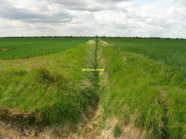 Photo 6"x4" Drainage ditch off Cherry Cobb Sands Road Long Plantation\/TA2221 c2011