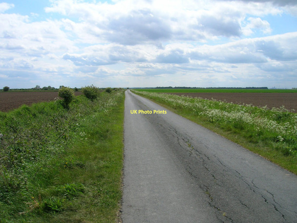 Photo 6"x4" Dam Lane towards Far Marsh Farm Ottringham c2011