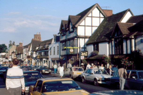 Photo 6"x4" Stratford-upon-Avon - 1987 Stratford-upon-Avon c1987