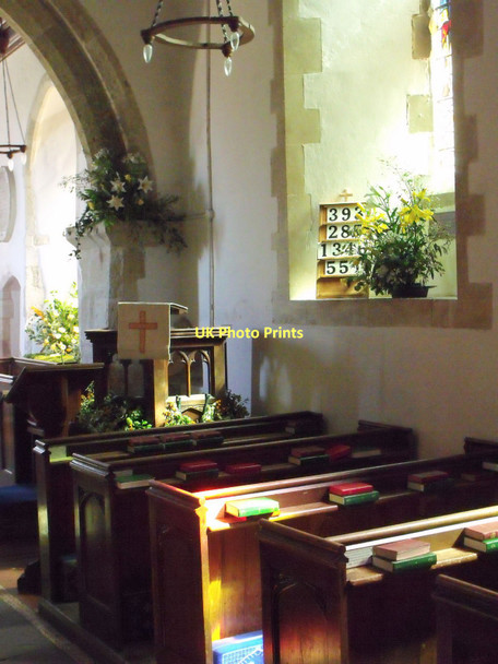 Photo 6"x4" South wall, St. Mary's, Sullington Sullington c2011
