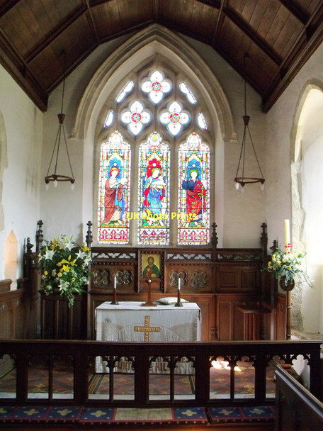 Photo 6"x4" Chancel, St. Mary's, Sullington, West Sussex Sullington c2011