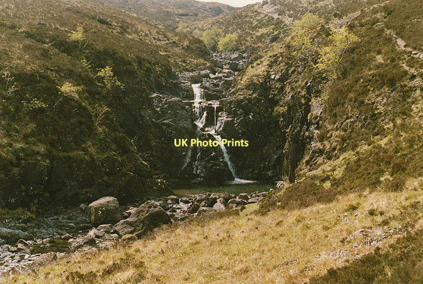 Photo 6"x4" Waterfall on the Allt Dearg M\u00c3\u00b2r Allt Dearg M\u00f2r c1992