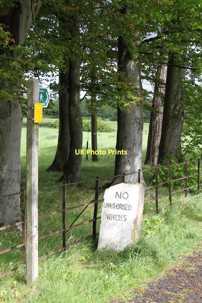 Photo 6"x4" No Unauthorised Vehicles Hurst Green\/SD6838 c2011