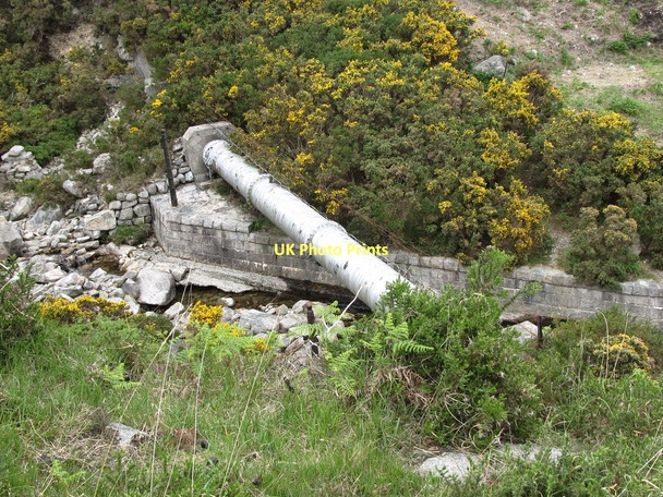 Photo 6"x4" Pipe bridge over the Fofanny River Newcastle\/J3732 c2011