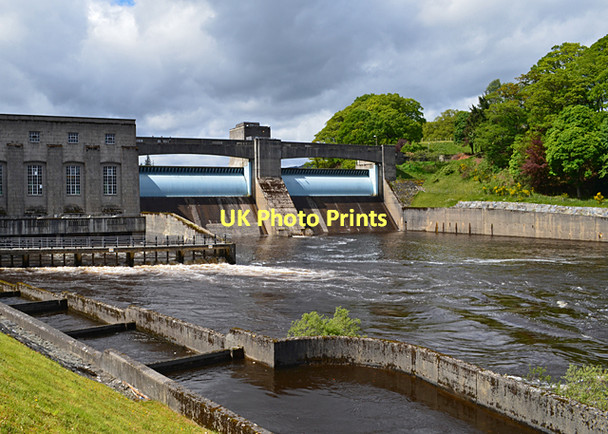 Photo 6"x4" Pitlochry Hydro-electric dam Pitlochry c2011